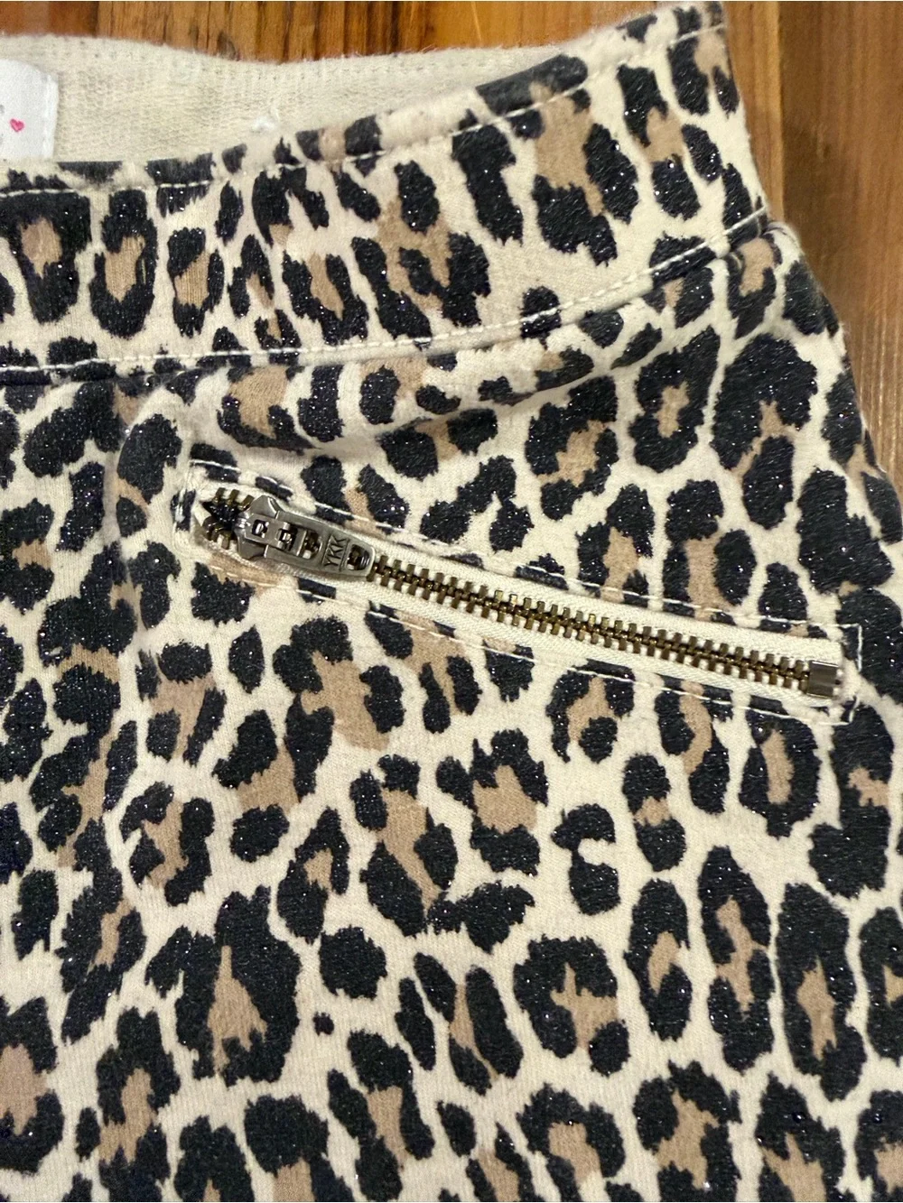 Place Leopard Print Leggings in Tan and Black